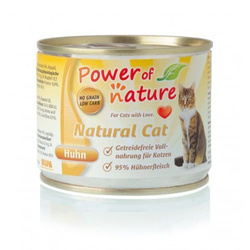 Power of Nature Natural Cat - Mokra karma dla kota (Kurczak) - puszka 200g