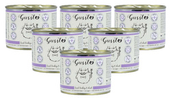 Gussto Cat Fresh Turkey & Duck (indyk + Kaczka) - 6 x 200g